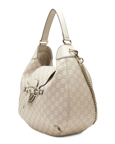 limited edition gucci bag white|gucci handbag guccissima.